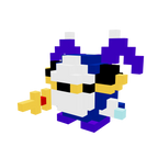 Meta Knight Armable 3D - Kirby - Pix Brix