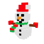 Muñeco de Nieve Armable 3D  - Navidad - Pix Brix