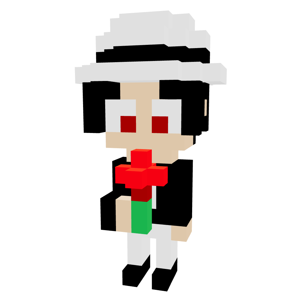 Muzan Kibutsuji Pequeño Armable 3D - Demon Slayer - Pix Brix