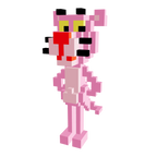 Pantera Rosa Armable 3D - Pix Brix