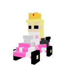 Peach Armable 3D - Mario Kart - Pix Brix