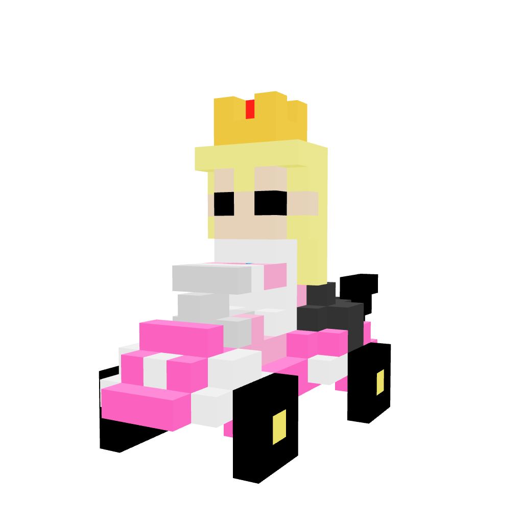 Peach Armable 3D - Mario Kart - Pix Brix