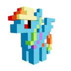 Rainbow Dash Armable 3D  - My Little Pony - Pix Brix