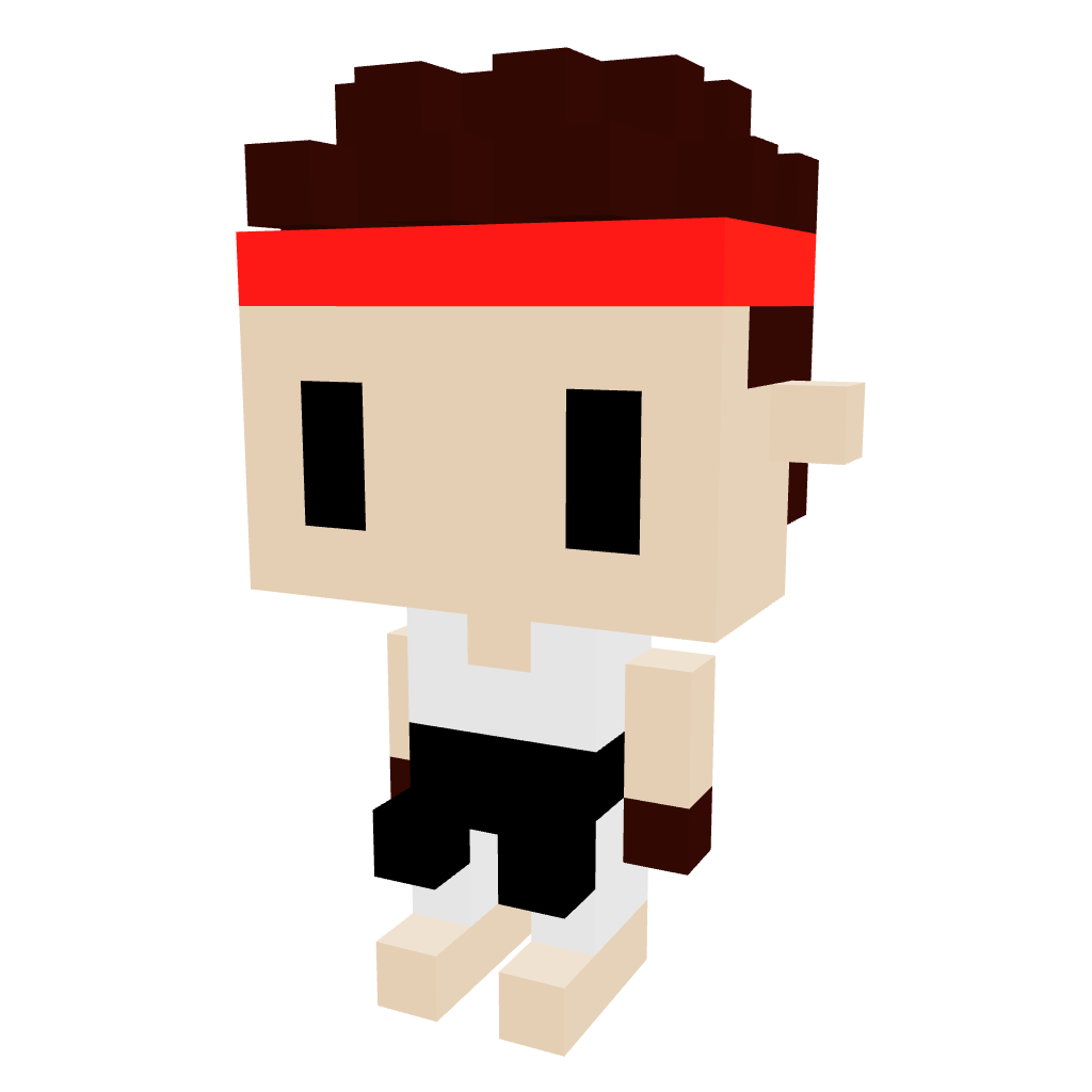 Street Fighter® - Ryu - Pix Brix 3D