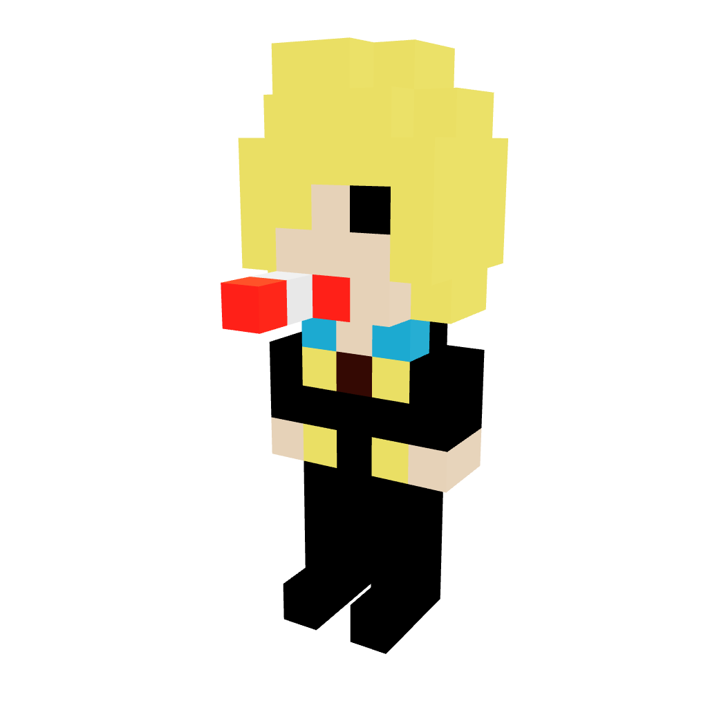 Sanji Pequeño Armable 3D - One Piece - Pix Brix