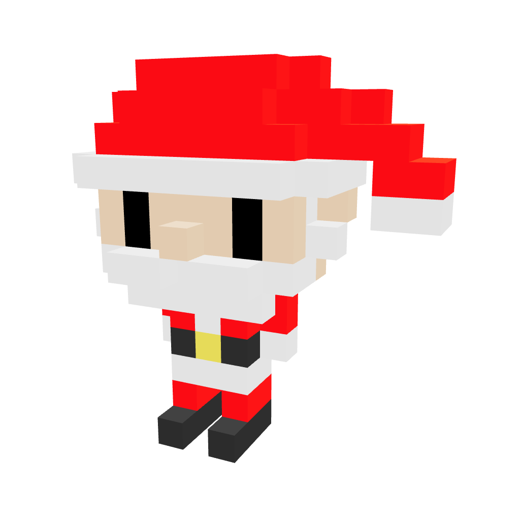 Santa Claus Armable 3D  - Navidad - Pix Brix