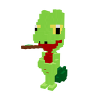 Treecko Armable 3D - Pokemon - Pix Brix
