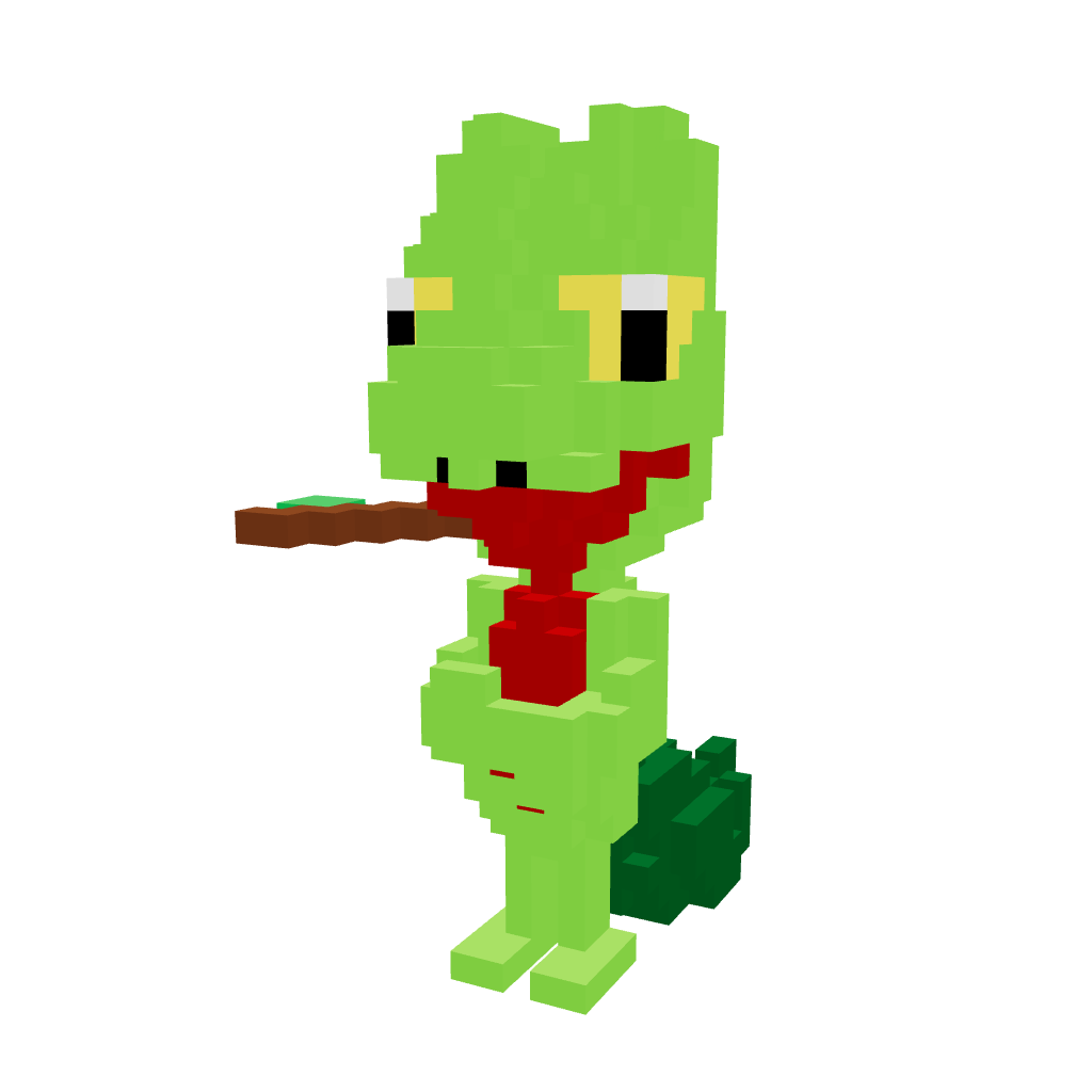 Treecko Armable 3D - Pokemon - Pix Brix