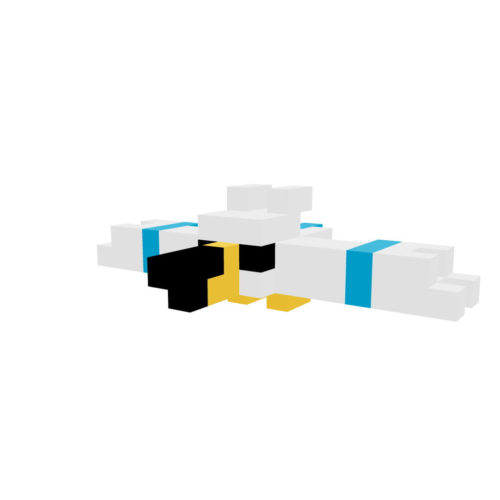 Wingull Armable 3D - Pokemon - Pix Brix