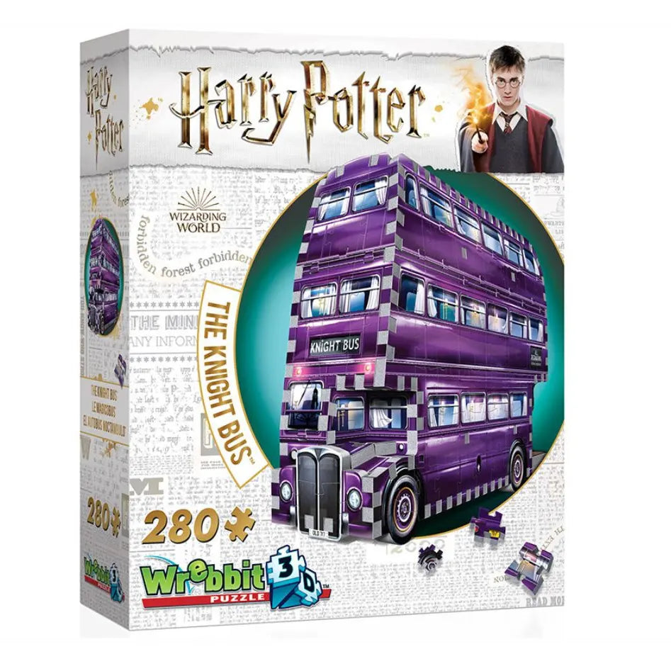 THE KNIGHT BUS - Harry Potter - Wrebbit Rompecabezas 3D