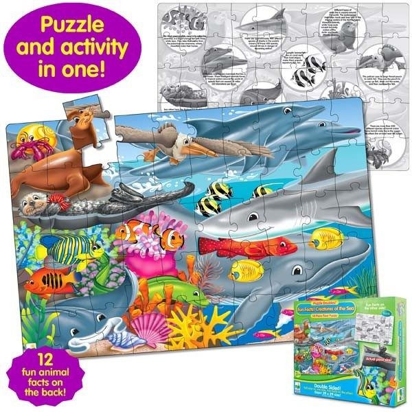 PUZZLE GIGANTE OCÉANO 50 PIEZAS (82x55 cm)- Rompecabezas 2D