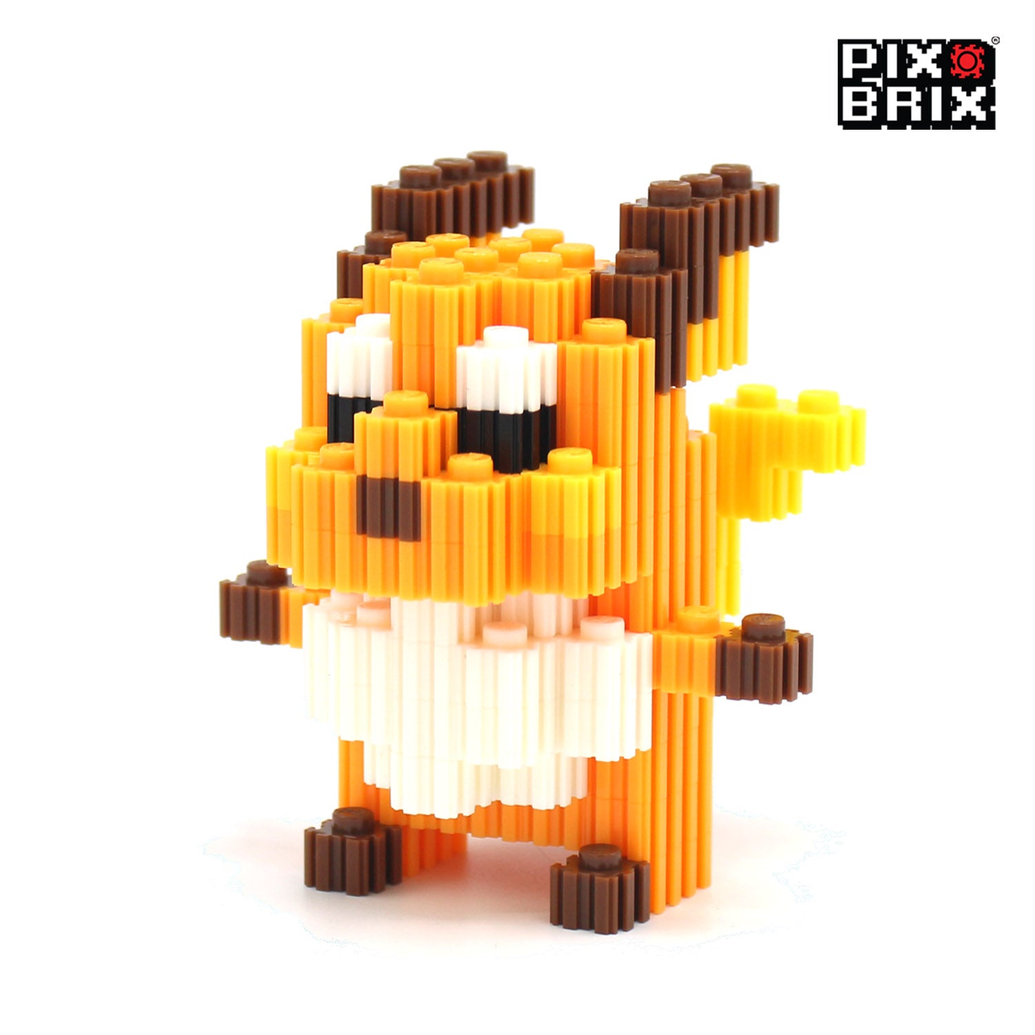 Raichu Pequeño Armable 3D - Pokemon - Pix Brix