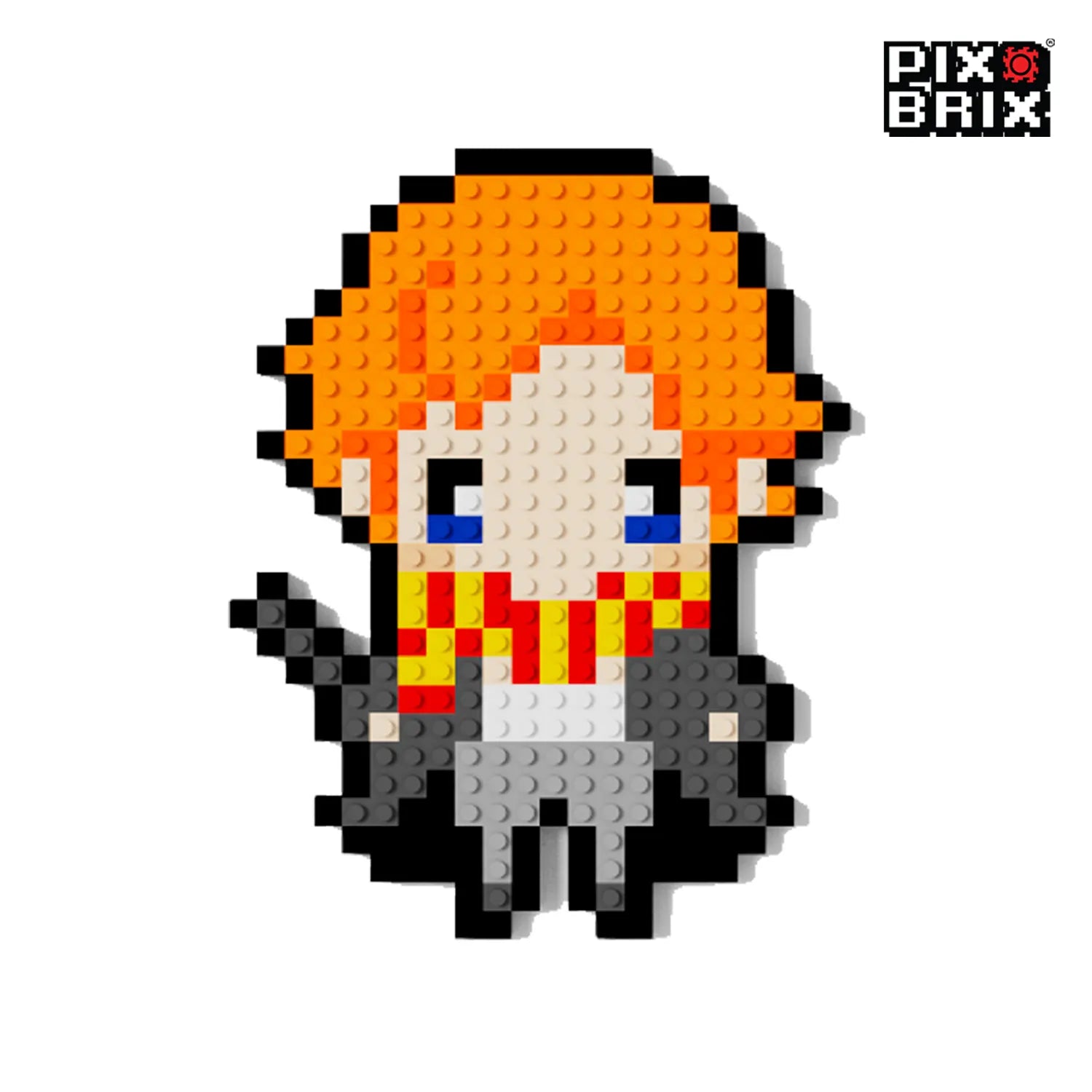 Ron Weasly Puzzle 2D - 22 x 17cm - Harry Potter - Pix Brix