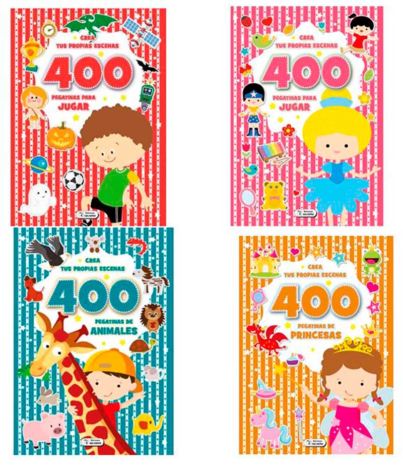 Libros SUPERPANORÁMICOS 400 Stickers