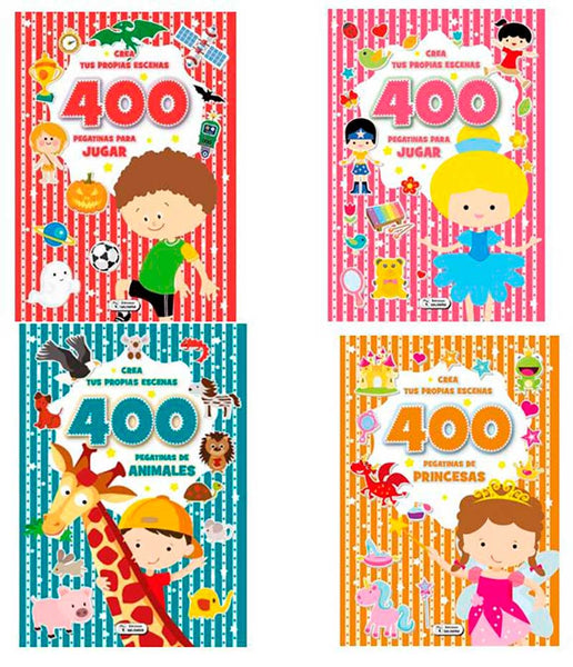 Libros SUPERPANORÁMICOS 400 Stickers