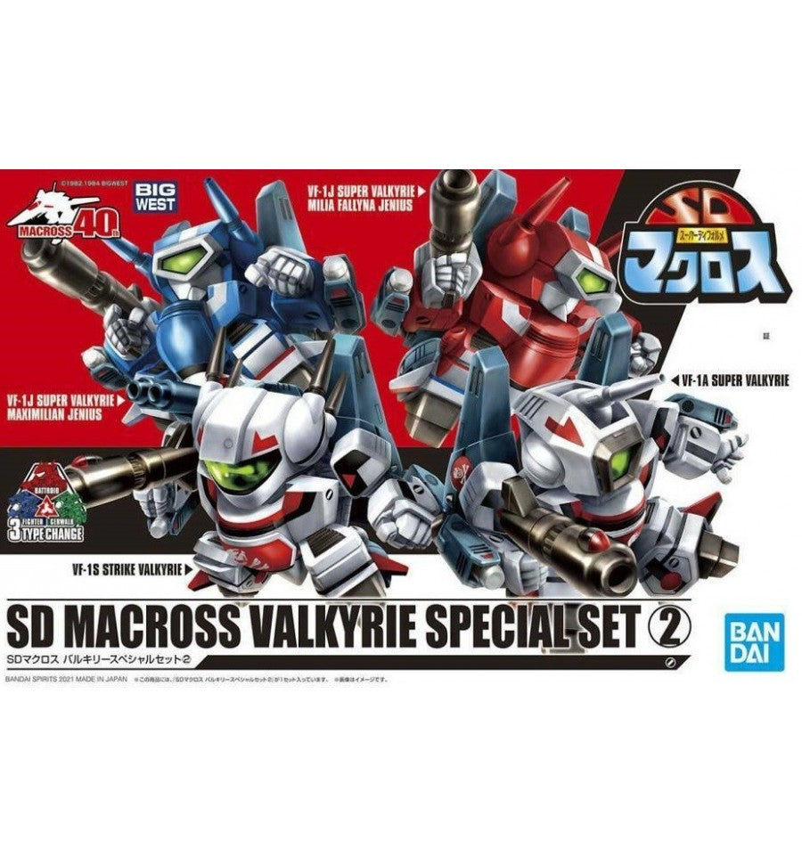SD Macross Valkyrie Special Set 2 - Model Kit Articulado - Bandai