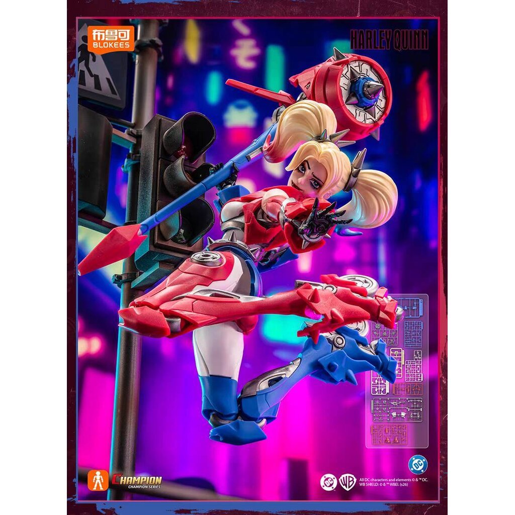 Harley Quinn - DC - Champion Class 04 - Model Kit Articulado - BLOKEES