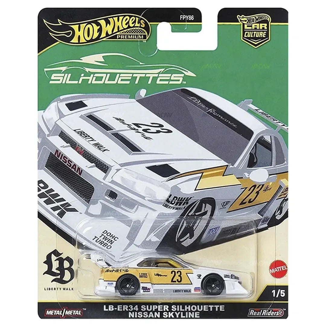 LB-ER34 Super Silhouette Nissan Skyline - Silhouettes 1/5 - Hot Wheels
