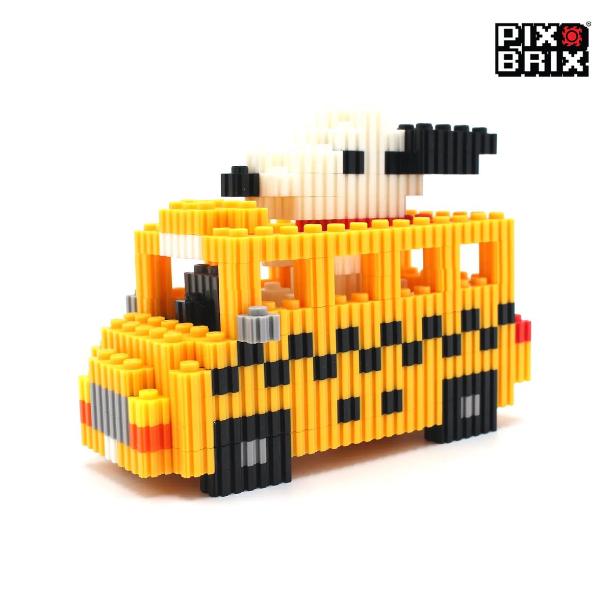 Snoopy Bus Armable 3D  - Snoopy - Pix Brix