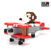 Snoopy Avión Armable 3D  - Snoopy - Pix Brix