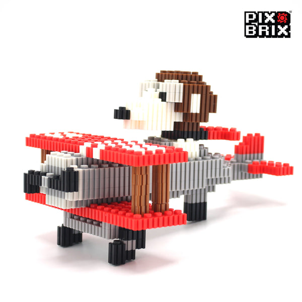 Snoopy Avión Armable 3D  - Snoopy - Pix Brix
