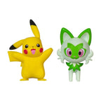Pikachu y Sprigatito - Figura Pokemon  - Jazwares