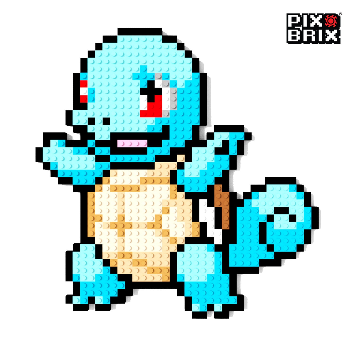 Squirtle Puzzle 2D- 30 x 30cm - Pix Brix