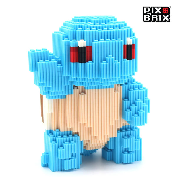 Squirtle Grande Armable 3D - Pokemon - Pix Brix