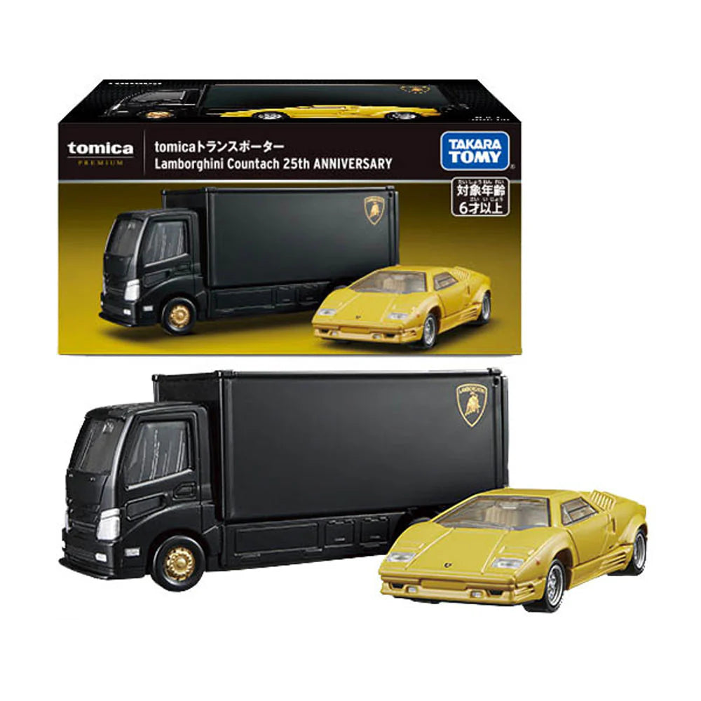TRANSPORTER LAMBORGHINI COUNTACH 25TH ANNIVERSARY - Tomica Premium - Takara Tomy