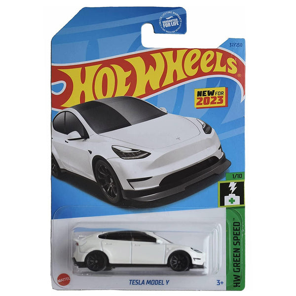 Tesla Model Y - Green Speed 1/10 - Hot Wheels