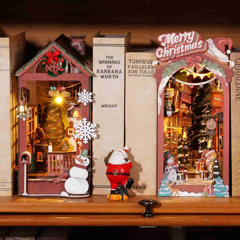 Christmas Indoor Scene - Sujeta Libros - Maqueta Rolife