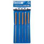 LIMAS DE METAL H-16 CRAFT FILE MIDDLE SET - 5 PIEZAS - Mineshima