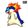 Typhlosion Puzzle 2D - 71 x 55cm - Pokemon - Pix Brix