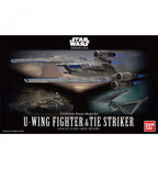 1/144 U-WING FIGHTER & TIE STRIKER BANDAI HOBBY - Star Wars - Model Kit Articulado Bandai