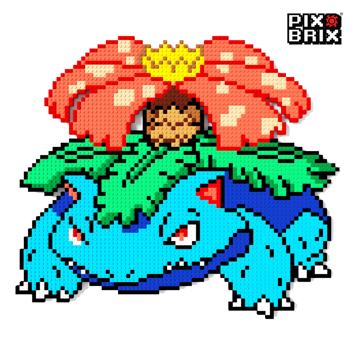 Venusaur Puzzle 2D- 54 x 59cm - Pix Brix