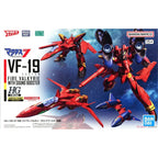 HG 1/100 VF-19 CUSTOM FIRE VALKYRIE WITH SOUND BOOSTER - Model Kit Articulado - Bandai