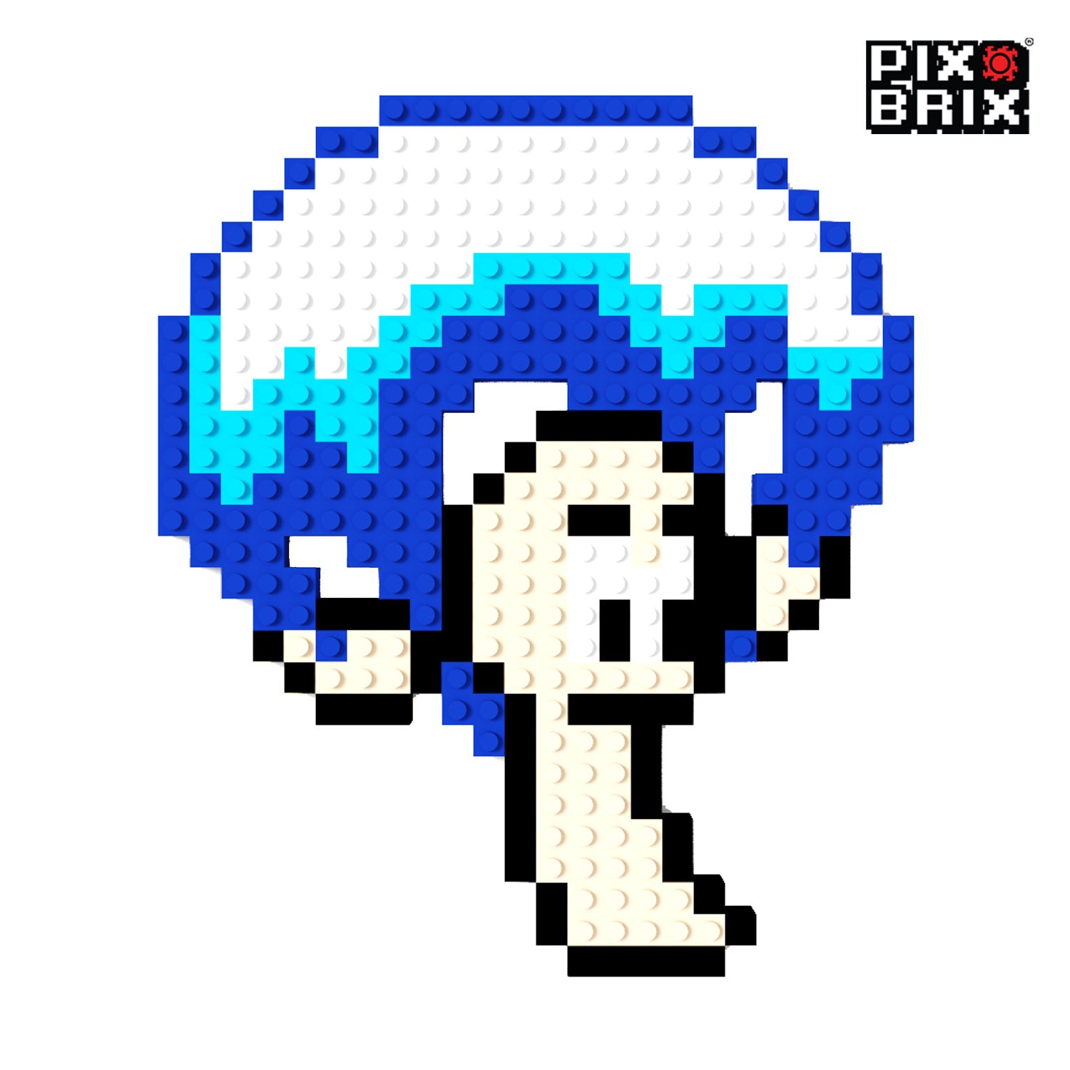 Worm Paracaidas Puzzle 2D - 22 x 19cm - Pix Brix