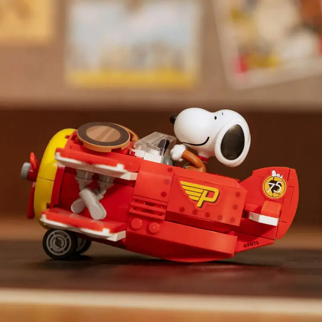Snoopy Biplane - Armables con Bloques - Pantasy