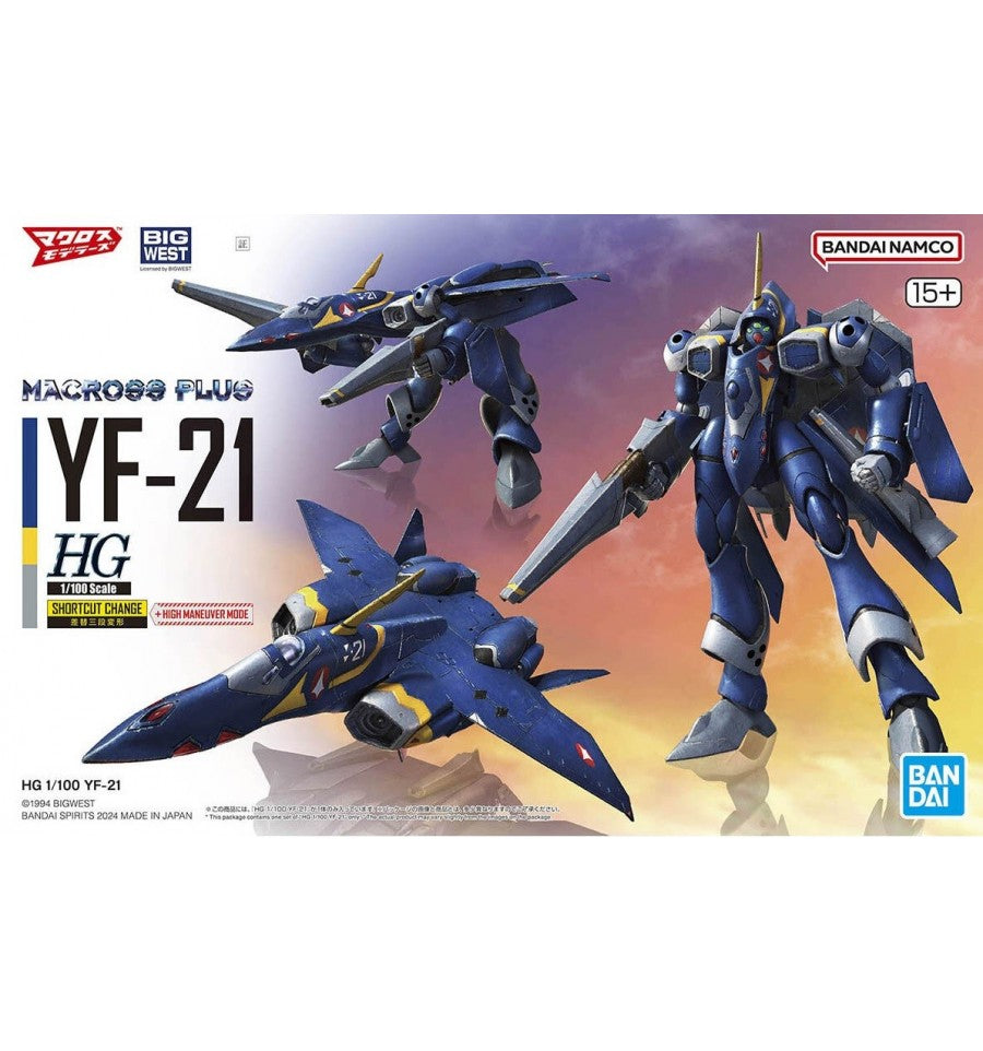 HG 1/100 YF-21 Macross - Model Kit Articulado - Bandai