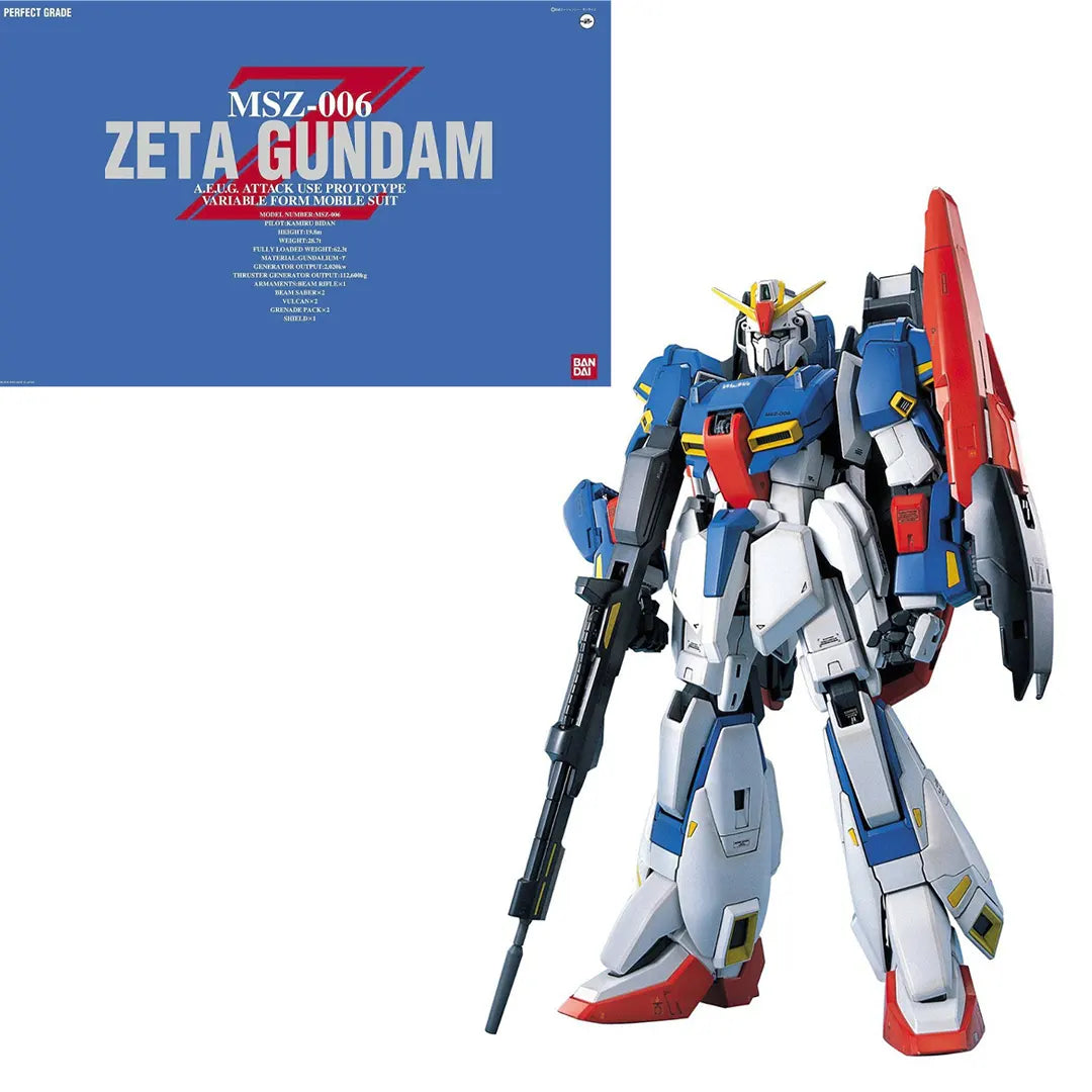 Zeta Model Kit Collection PG 1/60 ZETA GUNDAM - Model Kit Articulado - Bandai – BlasterChile