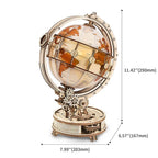 Luminous Globe - Rompecabezas 3D de Madera - ROKR
