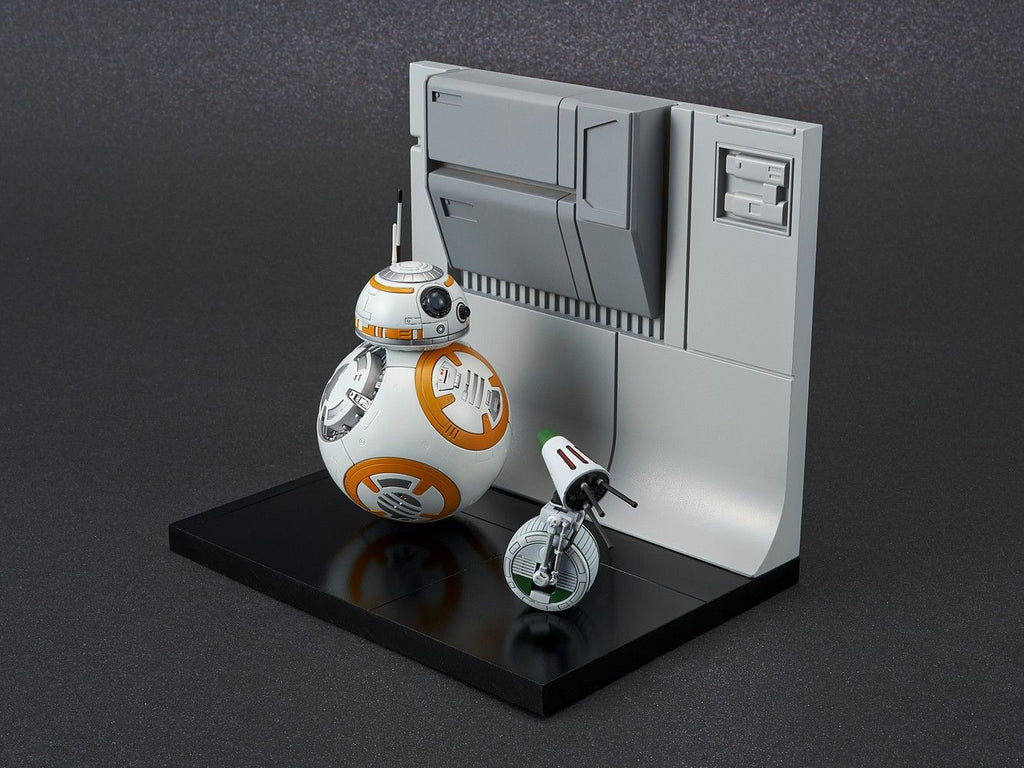 1/12 BB-8 & D-0 Diorama Set - Model Kit Articulado Bandai