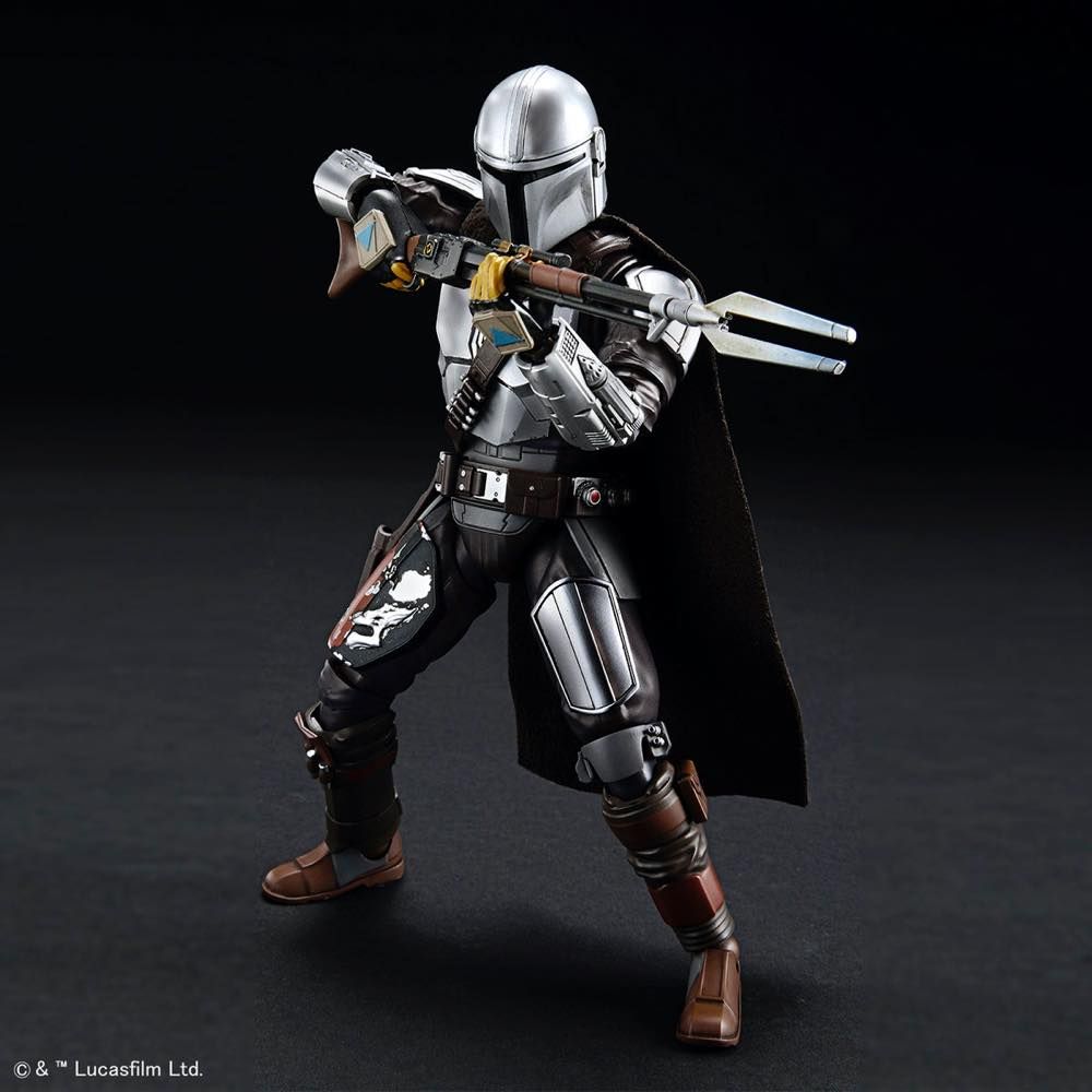 1/12 THE MANDALORIAN (BESKAR ARMOR) SILVER COATING Ver. - Model Kit Articulado Bandai