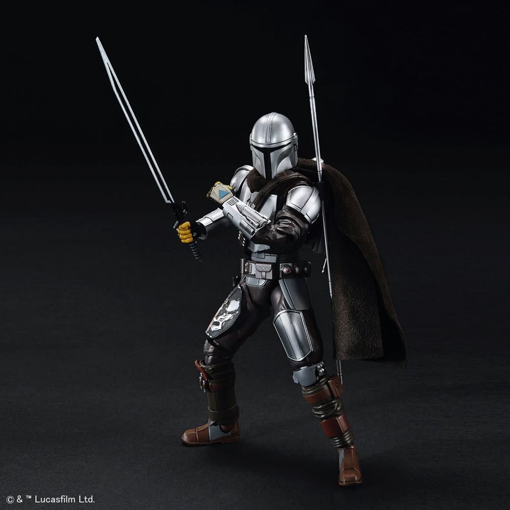 1/12 THE MANDALORIAN (BESKAR ARMOR) SILVER COATING Ver. - Model Kit Articulado Bandai