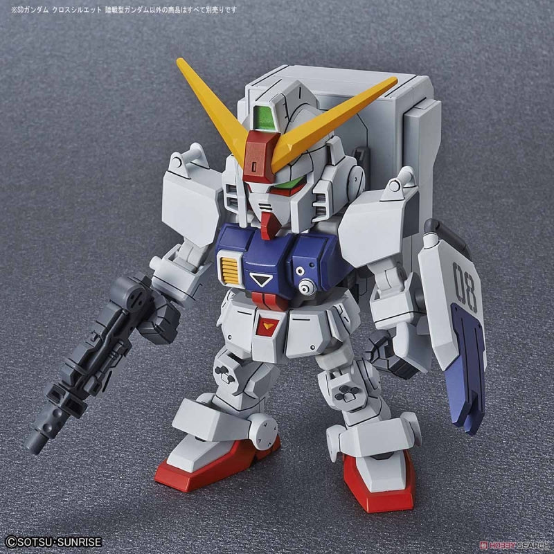SD Gundam Cross Silhouette Gundam Ground Type 08 - Model Kit Articulado - Bandai