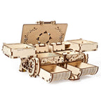 Cofrecito de época - Maqueta Mecánica de Madera - Ugears