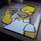 Pack Homero Simpson (6.500 Piezas) + 15 Placas Cuadradas 5mm