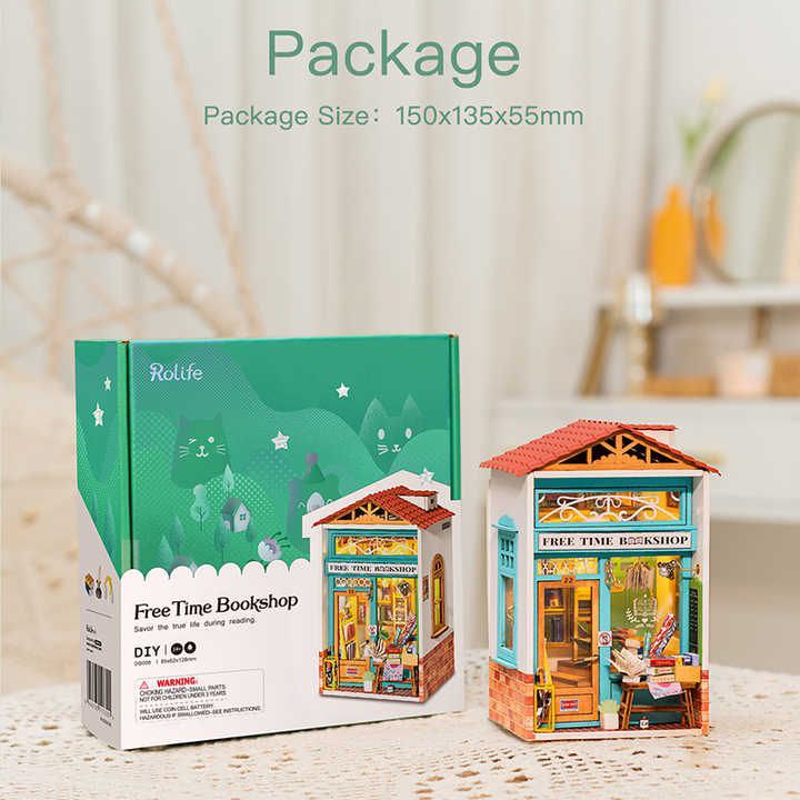 Free Time Bookshop - Maqueta Miniatura - Rolife