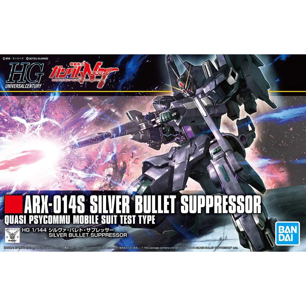 HGUC 1/144 ARX-014S Silver Bullet Suppressor - Model Kit Articulado - Bandai