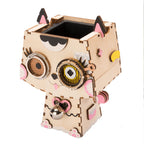 Pot Kitty - Macetero de Gato - Maqueta de Madera